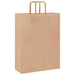 Pungi de hârtie 250 buc cu mânere maro 32x12x42 cm - WALTI WALTI