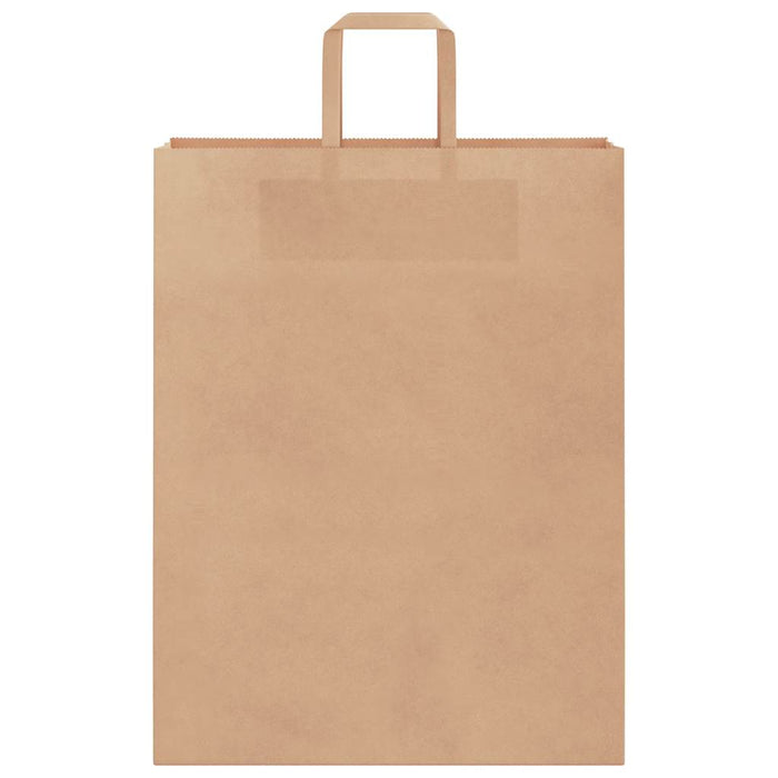 Pungi de hârtie 250 buc cu mânere maro 32x12x42 cm - WALTI WALTI