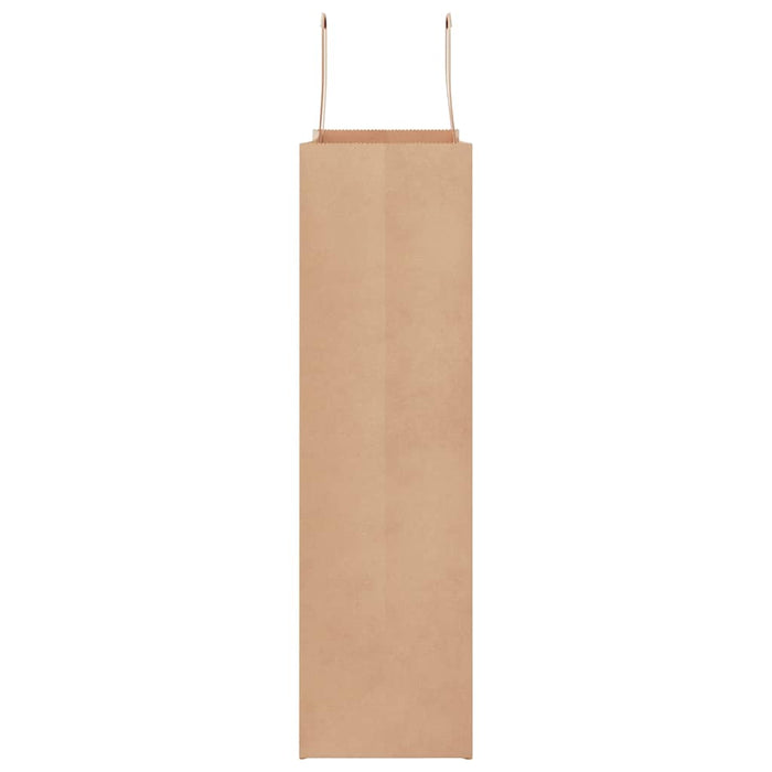 Pungi de hârtie 250 buc cu mânere maro 32x12x42 cm - WALTI WALTI