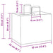 Pungi de hârtie 250 buc cu mânere maro 32x22x24 cm - WALTI WALTI