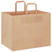 Pungi de hârtie 250 buc cu mânere maro 32x22x24 cm - WALTI WALTI