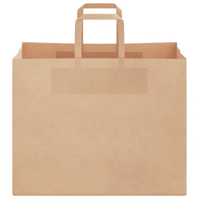 Pungi de hârtie 250 buc cu mânere maro 32x22x24 cm - WALTI WALTI
