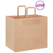 Pungi de hârtie 250 buc cu mânere maro 32x22x28 cm - WALTI WALTI