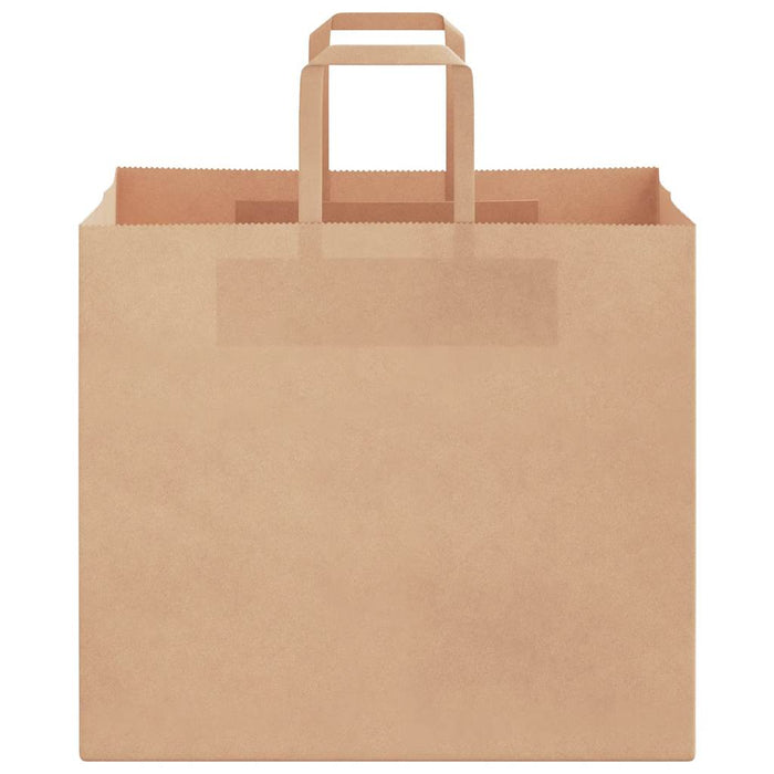 Pungi de hârtie 250 buc cu mânere maro 32x22x28 cm - WALTI WALTI