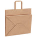 Pungi de hârtie 250 buc cu mânere maro 32x22x28 cm - WALTI WALTI