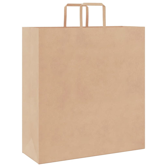 Pungi de hârtie 250 buc cu mânere maro 45x17x48 cm - WALTI WALTI