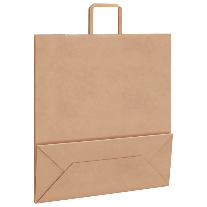 Pungi de hârtie 250 buc cu mânere maro 45x17x48 cm - WALTI WALTI