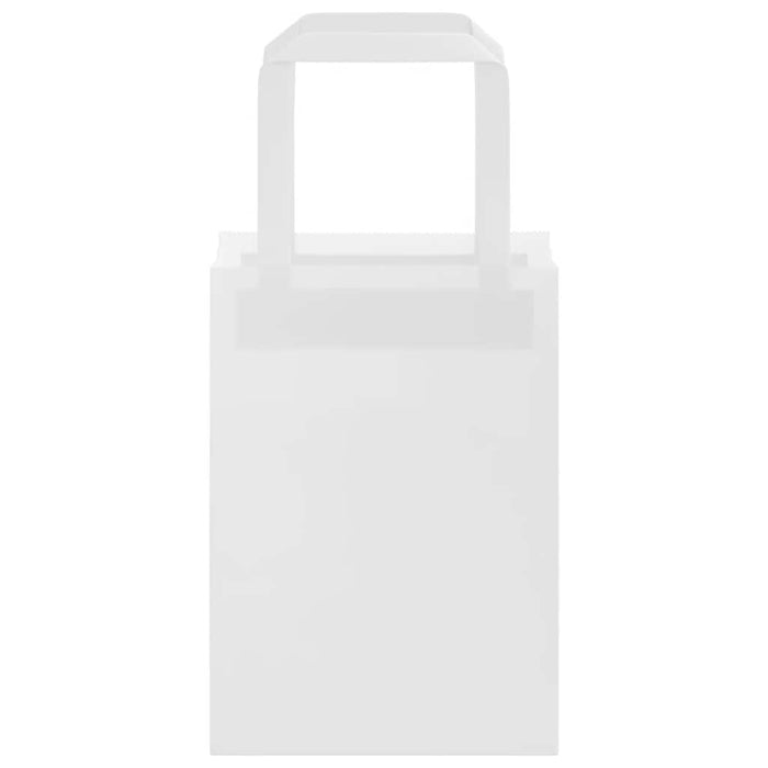Pungi de hârtie 50 buc cu mânere albe 15x8x21 cm - WALTI WALTI