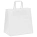 Pungi de hârtie 50 buc cu mânere albe 26x17x25 cm - WALTI WALTI