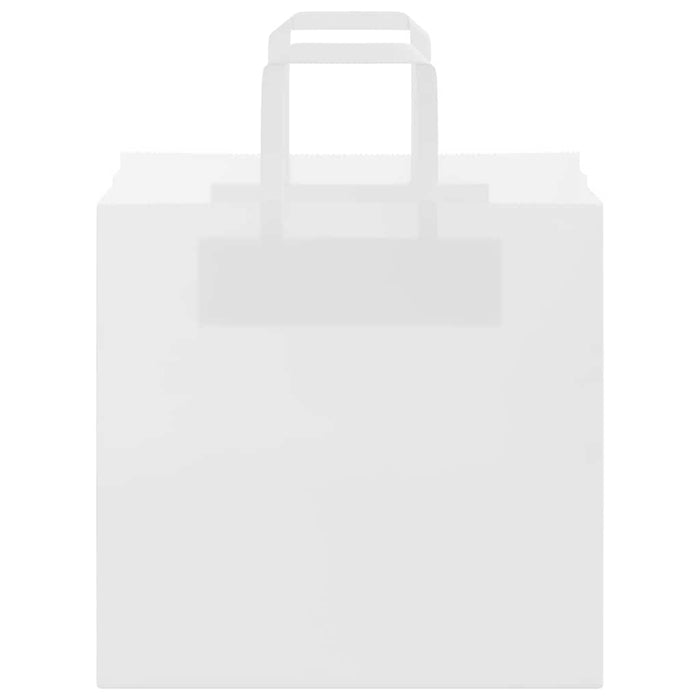 Pungi de hârtie 50 buc cu mânere albe 26x17x25 cm - WALTI WALTI