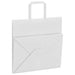 Pungi de hârtie 50 buc cu mânere albe 26x17x25 cm - WALTI WALTI