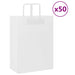 Pungi de hârtie 50 buc cu mânere albe 32x17x44 cm - WALTI WALTI