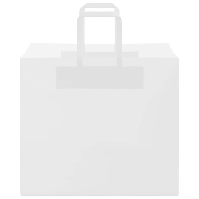 Pungi de hârtie 50 buc cu mânere albe 32x22x28 cm - WALTI WALTI