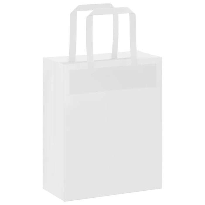 Pungi de hârtie 250 buc cu mânere albe 18x8x22 cm - WALTI WALTI