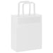 Pungi de hârtie 250 buc cu mânere albe 18x8x22 cm - WALTI WALTI