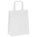 Pungi de hârtie 250 buc cu mânere albe 18x8x22 cm - WALTI WALTI