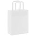 Pungi de hârtie 250 buc cu mânere albe 18x8x22 cm - WALTI WALTI