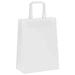 Pungi de hârtie 250 buc cu mânere albe 21x11x28 cm - WALTI WALTI