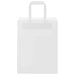 Pungi de hârtie 250 buc cu mânere albe 21x11x28 cm - WALTI WALTI