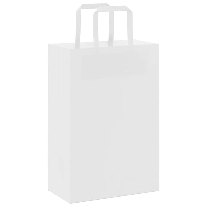 Pungi de hârtie 250 buc cu mânere albe 21x11x31 cm - WALTI WALTI