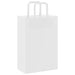 Pungi de hârtie 250 buc cu mânere albe 21x11x31 cm - WALTI WALTI