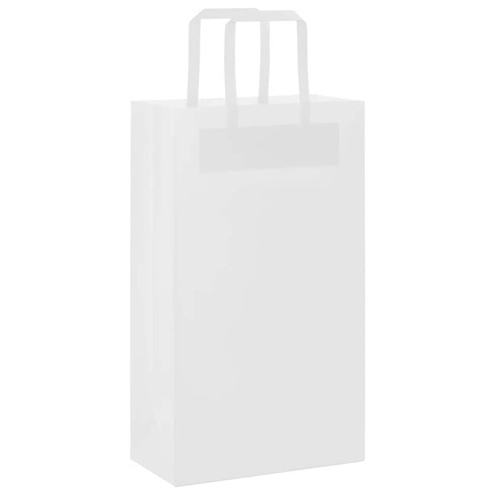 Pungi de hârtie 250 buc cu mânere albe 21x11x36 cm - WALTI WALTI