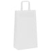 Pungi de hârtie 250 buc cu mânere albe 21x11x36 cm - WALTI WALTI