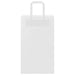 Pungi de hârtie 250 buc cu mânere albe 21x11x36 cm - WALTI WALTI