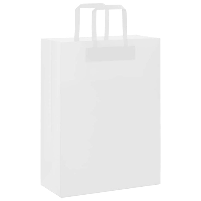 Pungi de hârtie 250 buc cu mânere albe 26x12x35 cm - WALTI WALTI