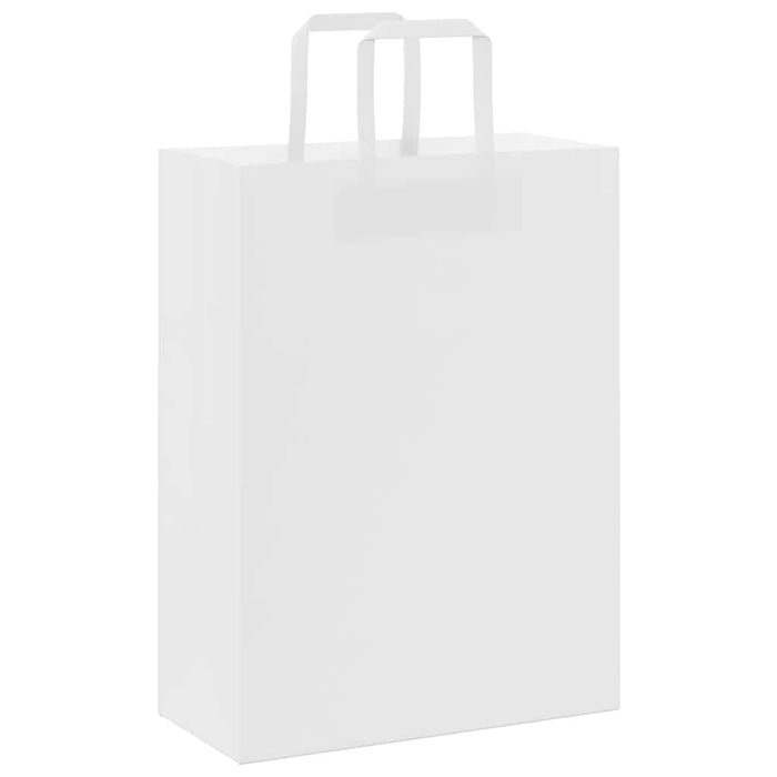Pungi de hârtie 250 buc cu mânere albe 26x12x35 cm - WALTI WALTI