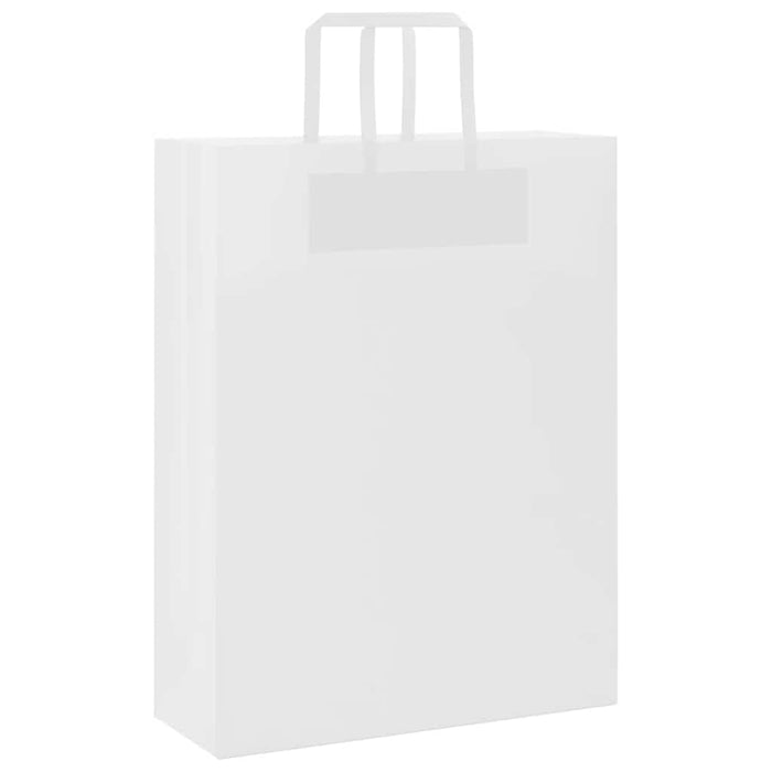 Pungi de hârtie 250 buc cu mânere albe 32x12x42 cm - WALTI WALTI