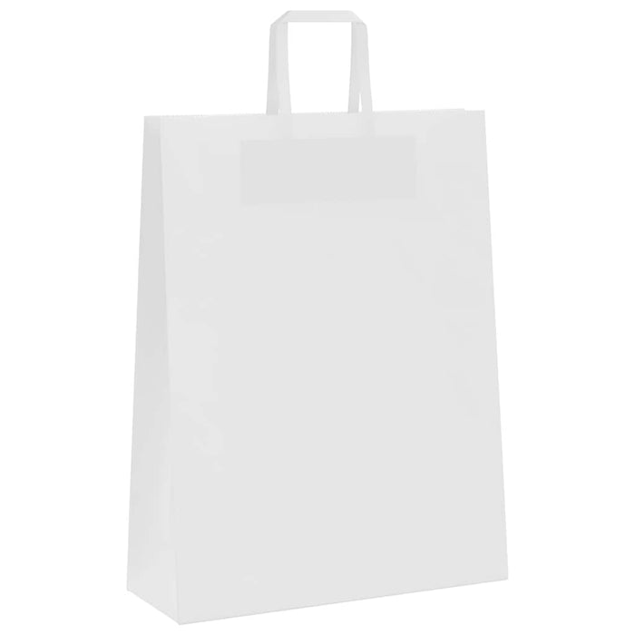 Pungi de hârtie 250 buc cu mânere albe 32x12x42 cm - WALTI WALTI