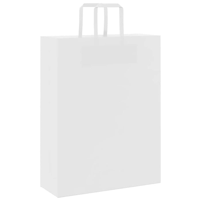 Pungi de hârtie 250 buc cu mânere albe 32x12x42 cm - WALTI WALTI