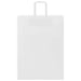 Pungi de hârtie 250 buc cu mânere albe 32x17x44 cm - WALTI WALTI