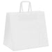 Pungi de hârtie 250 buc cu mânere albe 32x22x28 cm - WALTI WALTI