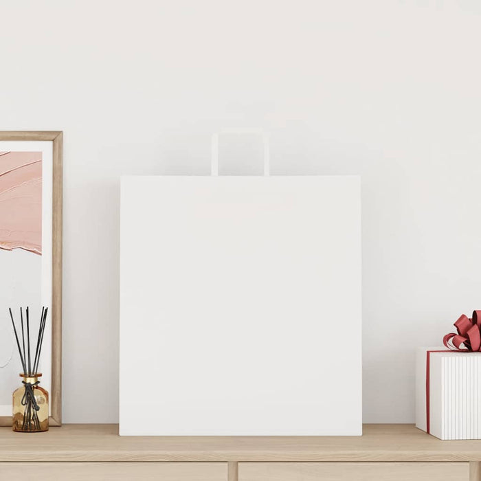 Pungi de hârtie 250 buc cu mânere albe 45x17x48 cm - WALTI WALTI