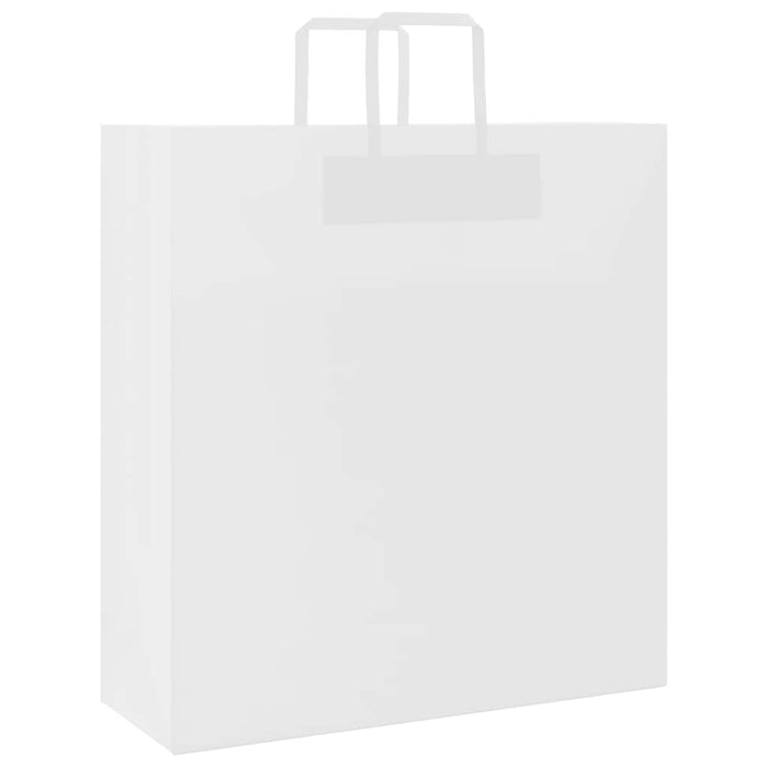 Pungi de hârtie 250 buc cu mânere albe 45x17x48 cm - WALTI WALTI
