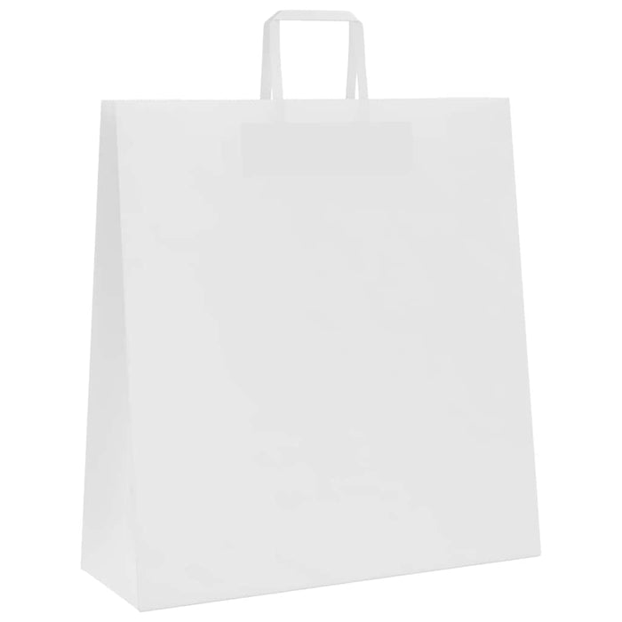 Pungi de hârtie 250 buc cu mânere albe 45x17x48 cm - WALTI WALTI