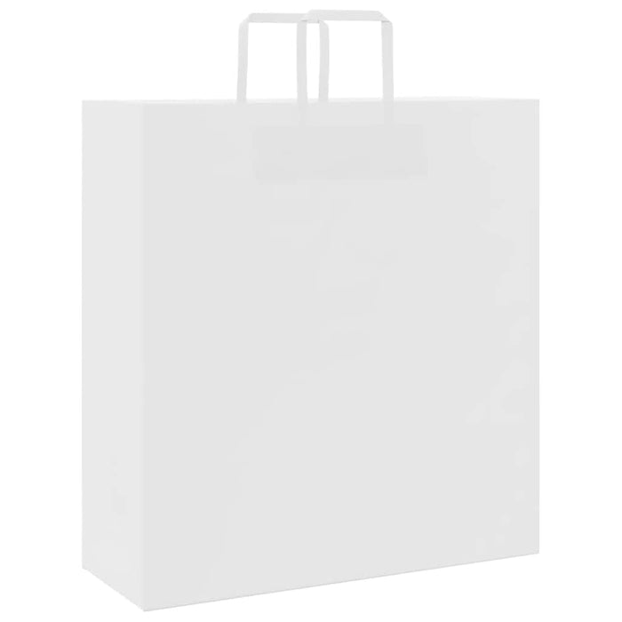 Pungi de hârtie 250 buc cu mânere albe 45x17x48 cm - WALTI WALTI