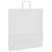 Pungi de hârtie 250 buc cu mânere albe 45x17x48 cm - WALTI WALTI