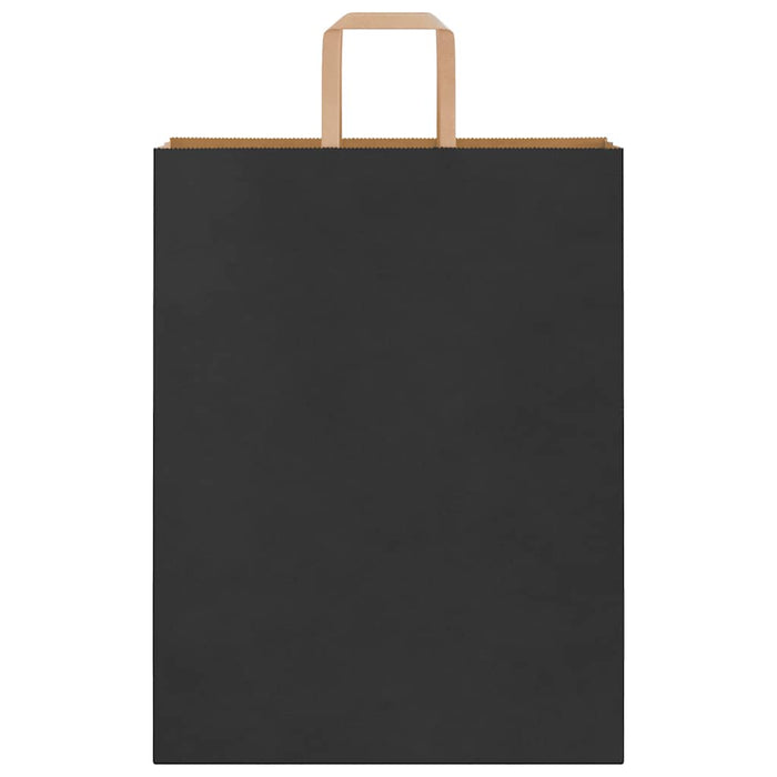 Pungi de hârtie 250 buc cu mânere negre 32x12x42 cm - WALTI WALTI