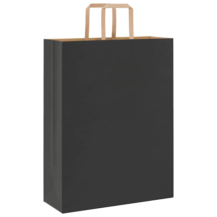 Pungi de hârtie 250 buc cu mânere negre 32x12x42 cm - WALTI WALTI