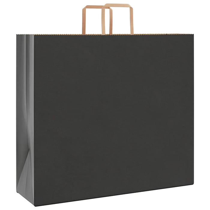 Pungi de hârtie 250 buc cu mânere negre 54x15x49 cm - WALTI WALTI