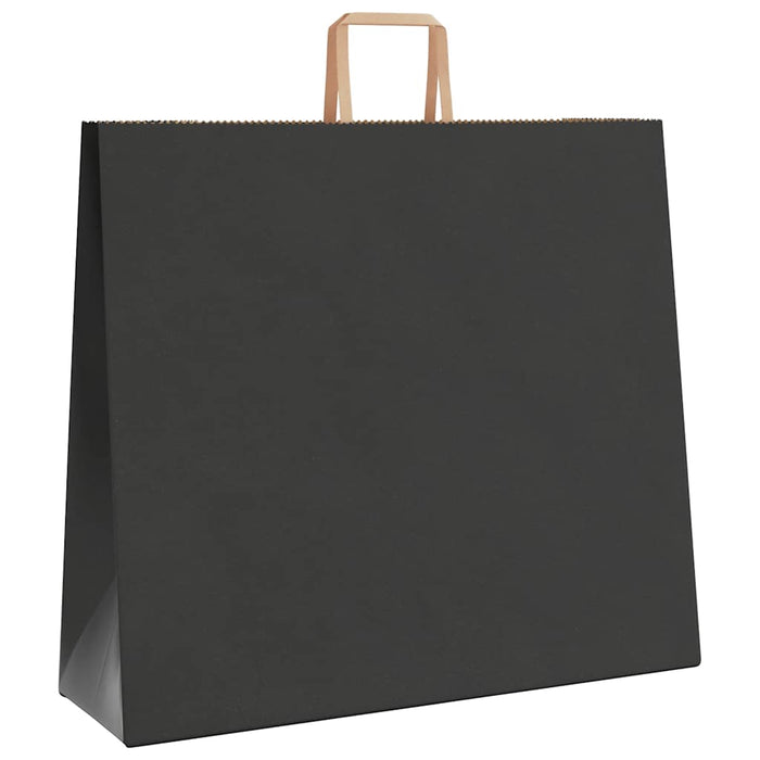 Pungi de hârtie 250 buc cu mânere negre 54x15x49 cm - WALTI WALTI