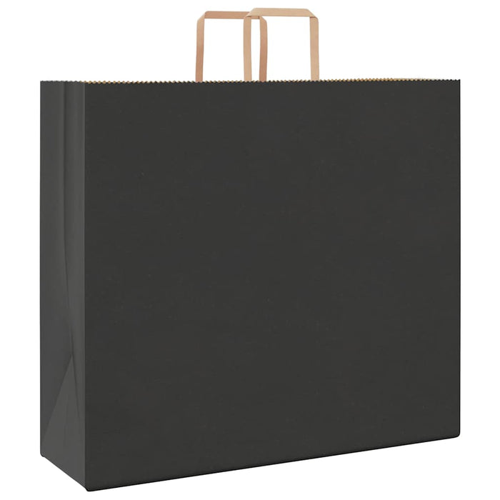 Pungi de hârtie 250 buc cu mânere negre 54x15x49 cm - WALTI WALTI