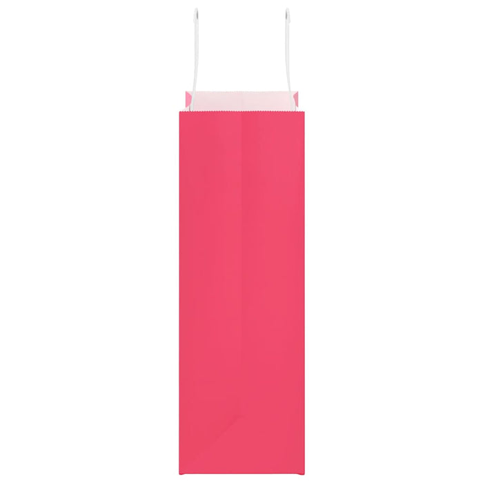 Pungi de hârtie 50 buc cu mânere roz 21x11x31 cm - WALTI WALTI