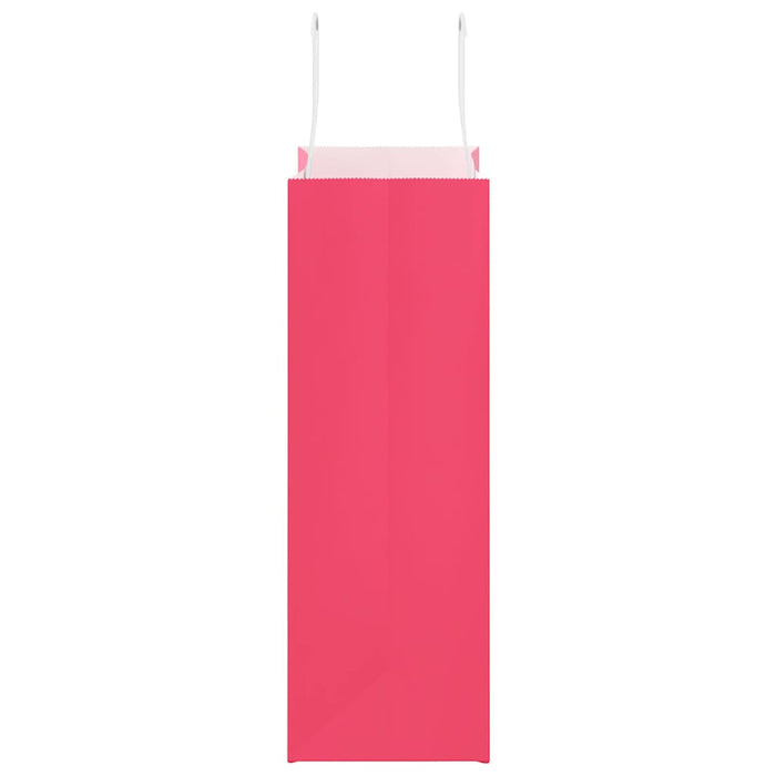 Pungi de hârtie 250 buc cu mânere roz 21x11x31 cm - WALTI WALTI