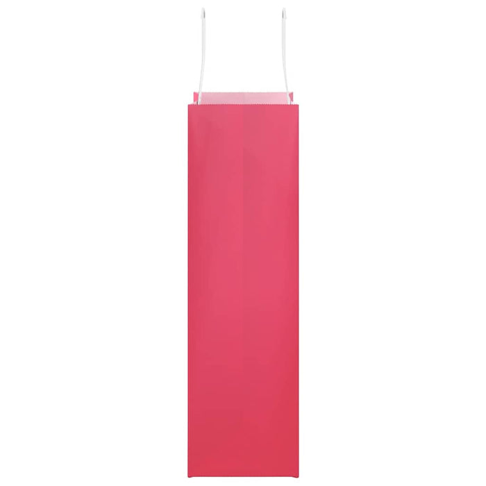 Pungi de hârtie 250 buc cu mânere roz 21x11x36 cm - WALTI WALTI