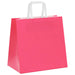 Pungi de hârtie 250 buc cu mânere roz 26x17x25 cm - WALTI WALTI