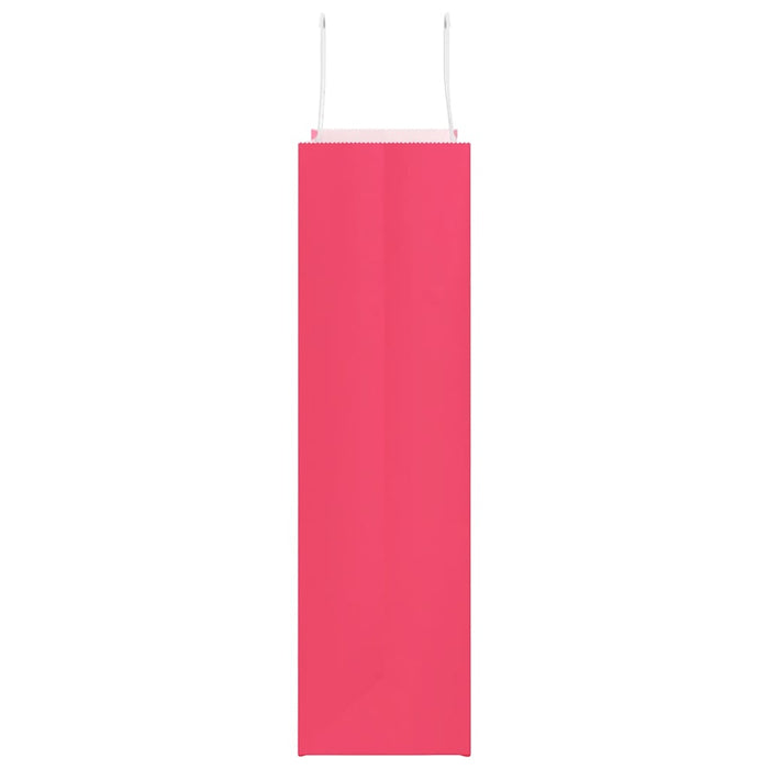 Pungi de hârtie 250 buc cu mânere roz 32x12x42 cm - WALTI WALTI